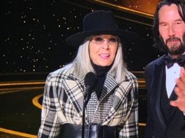 Diane Keaton Oscars Academy Award outfit