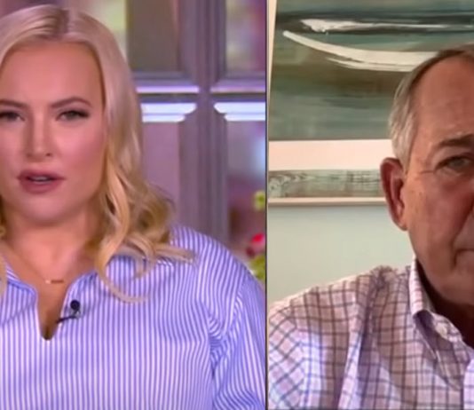 John Boehner Goes on ‘The View’ to Share Opinion of Biden (and that other guy) Meghan McCain John Boehner The View Interview Biden Obama